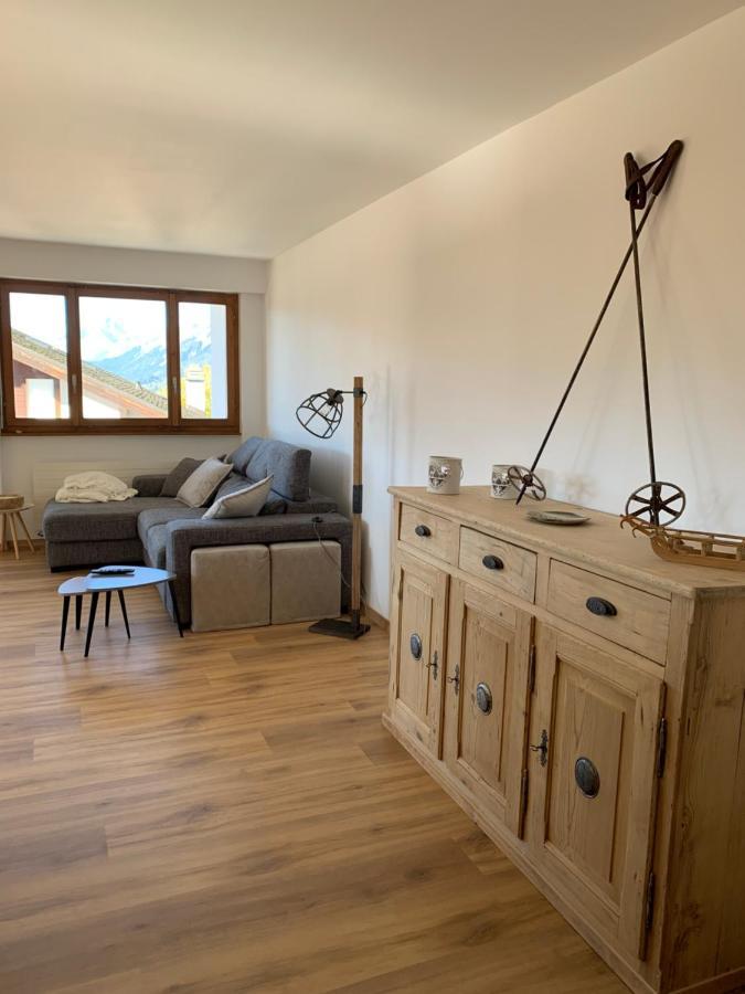 La Jacinthe De Crans Apartment Bagian luar foto