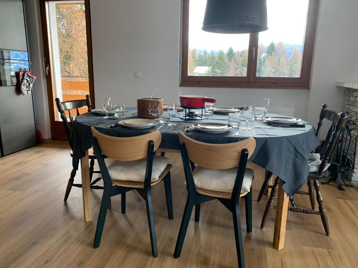 La Jacinthe De Crans Apartment Bagian luar foto