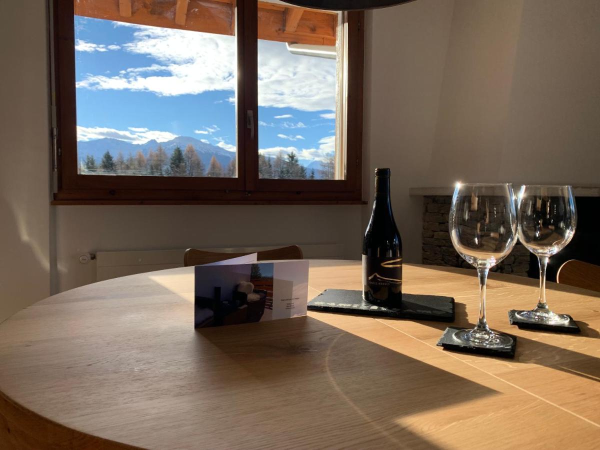 La Jacinthe De Crans Apartment Bagian luar foto