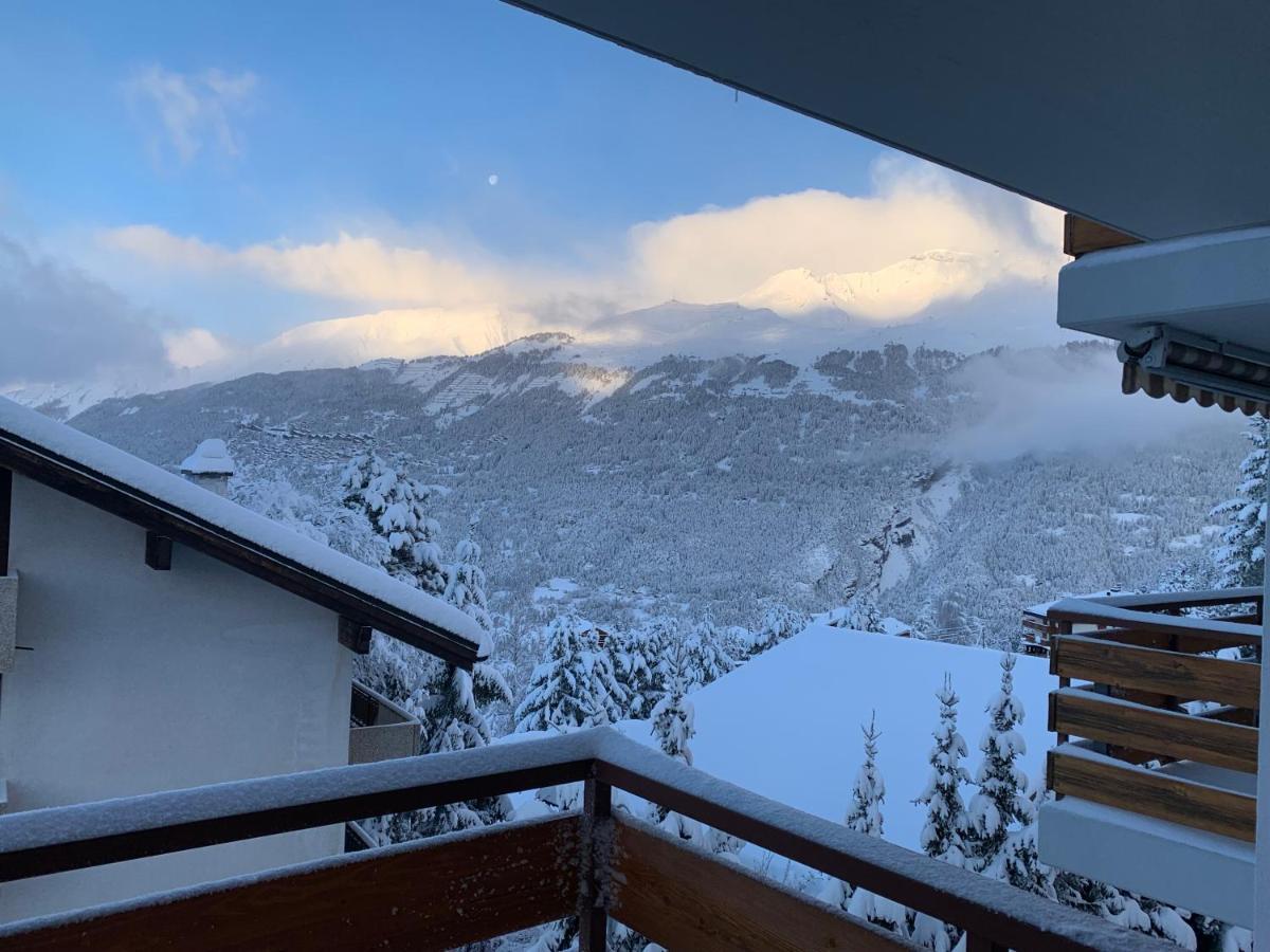 La Jacinthe De Crans Apartment Bagian luar foto